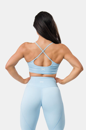 STING Aurora Coral Infinity Sports Bra Blue